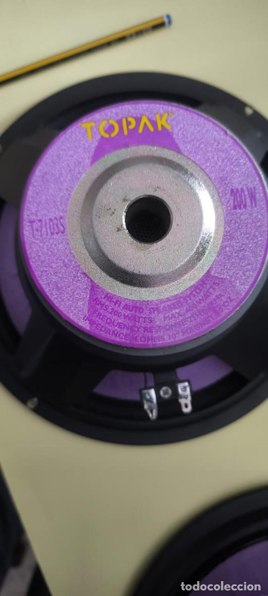 Segunda mano: Altavoces TOPAK 200W (m&aacute;x 400W), 4 Ohnios - Foto 6