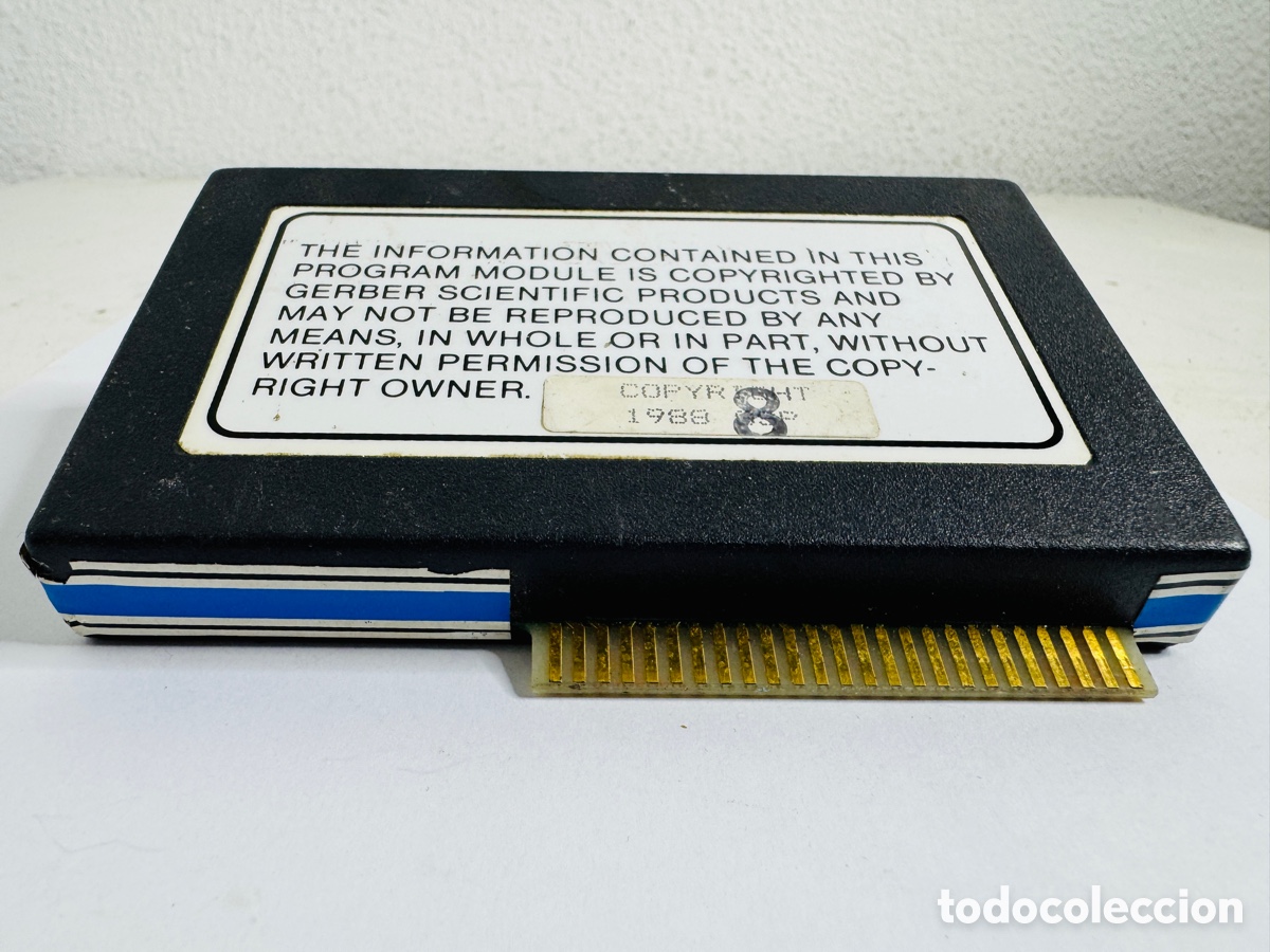 Segunda mano: GSP Sprint Program Module Cartridge GERBER SCIENTIFIC 1988 - Foto 5