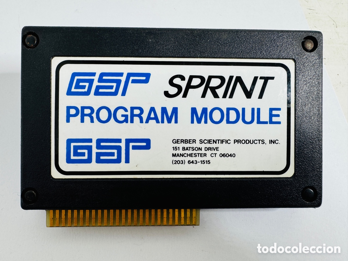 Segunda mano: GSP Sprint Program Module Cartridge GERBER SCIENTIFIC 1988 - Foto 1