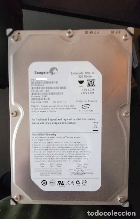 Segunda mano: Disco Duro Seagate Barracuda 7200.10 ST3320620AS - Foto 1