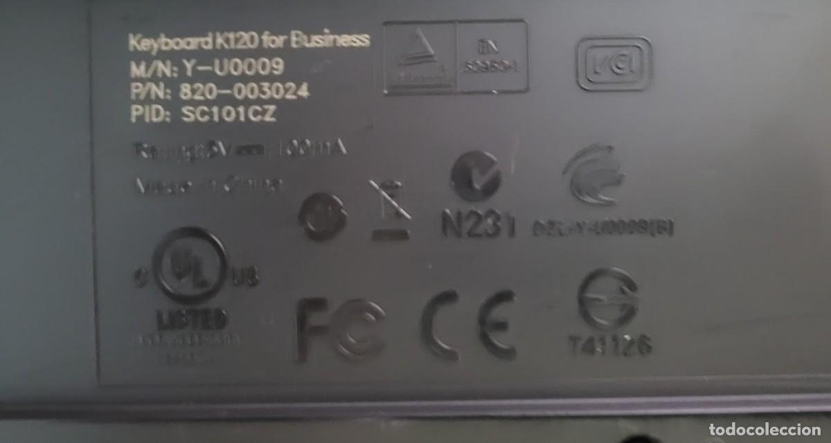 Segunda mano: Teclado Logitech K120 for business negro - Foto 3