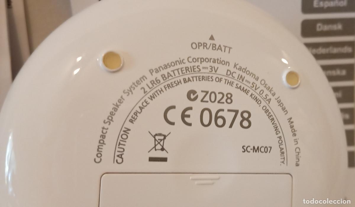 Segunda mano: Altavoz Port&aacute;til Panasonic SC-MC07. - Foto 9