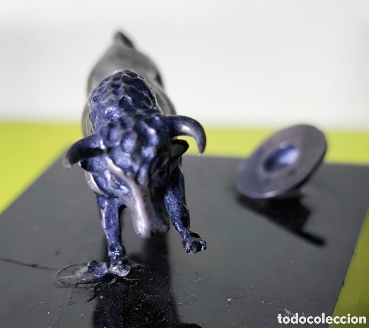 Segunda mano: 2 MINIATURAS TAURINAS EN PLATA - Foto 5