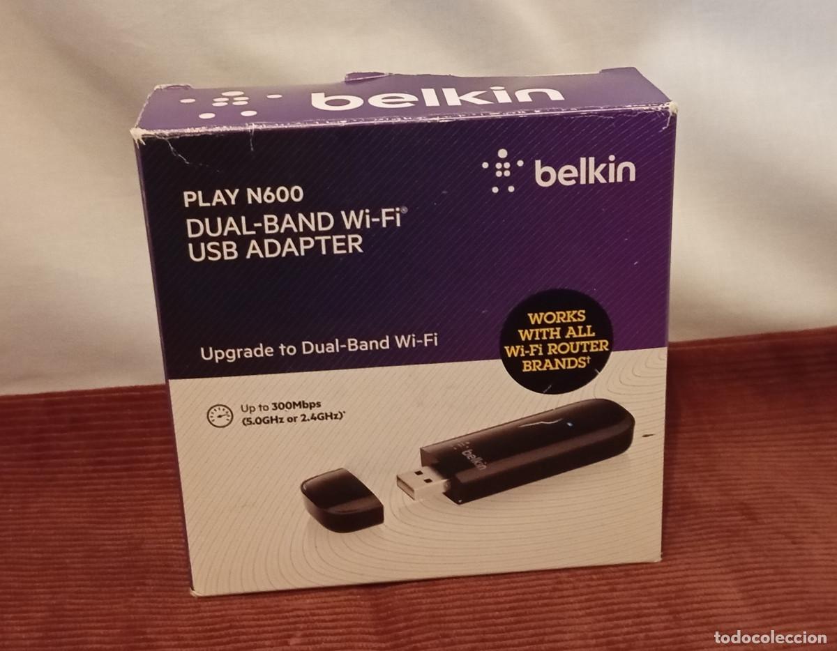 Segunda mano: Adaptador Wifi USB Belkin PLAY N600 - Foto 1