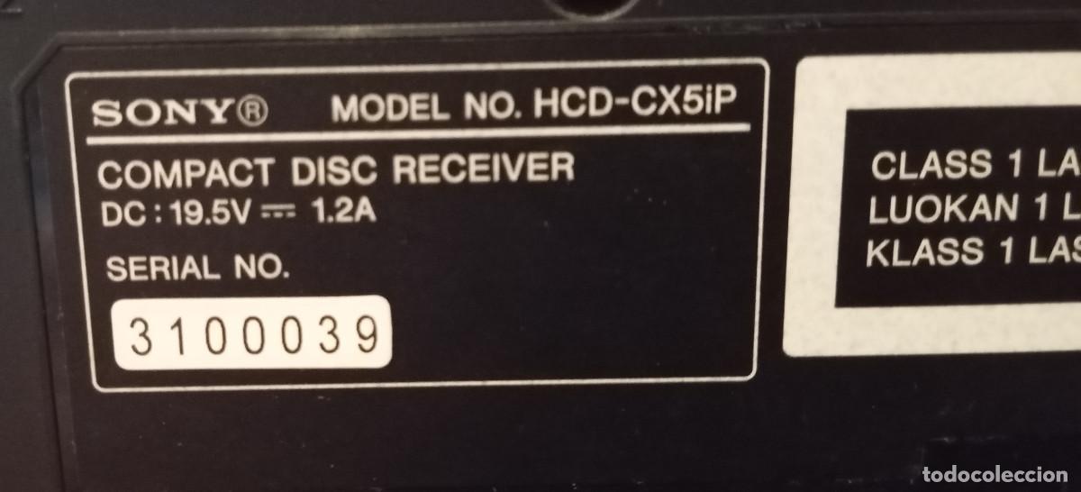 Segunda mano: Sistema de audio Sony CMT-CX5iP - Foto 11