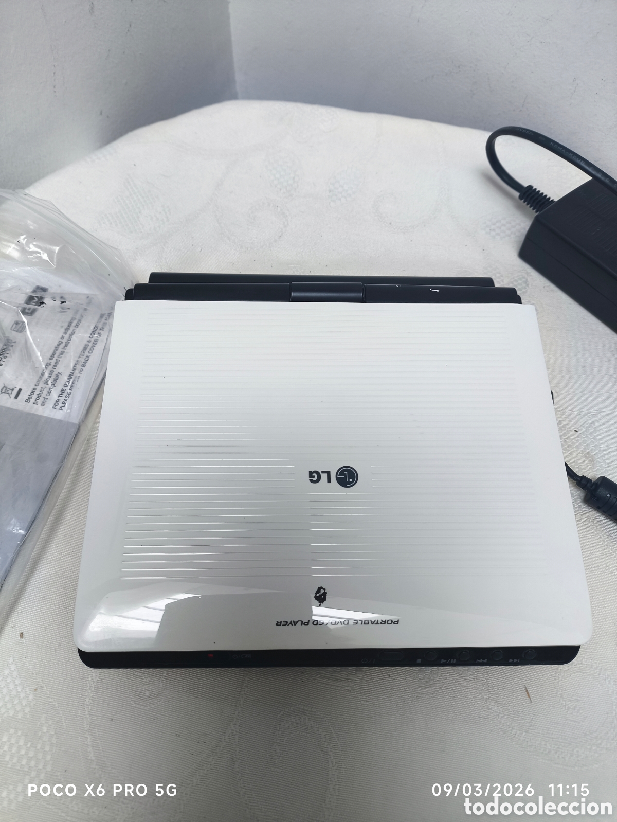 Segunda mano: reproductor de DVD/CD port&aacute;til de la marca LG - Foto 1