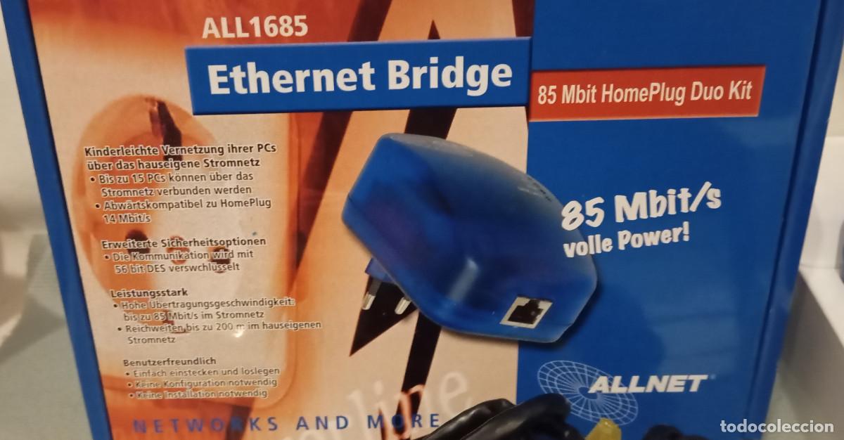 Segunda mano: PLC ALLNET ALL1685 Ethernet Bridge HomePlug. - Foto 4