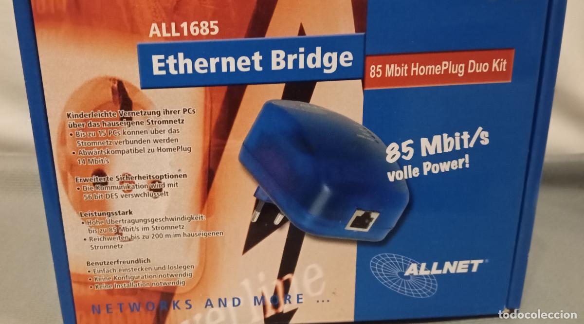Segunda mano: PLC ALLNET ALL1685 Ethernet Bridge HomePlug. - Foto 5