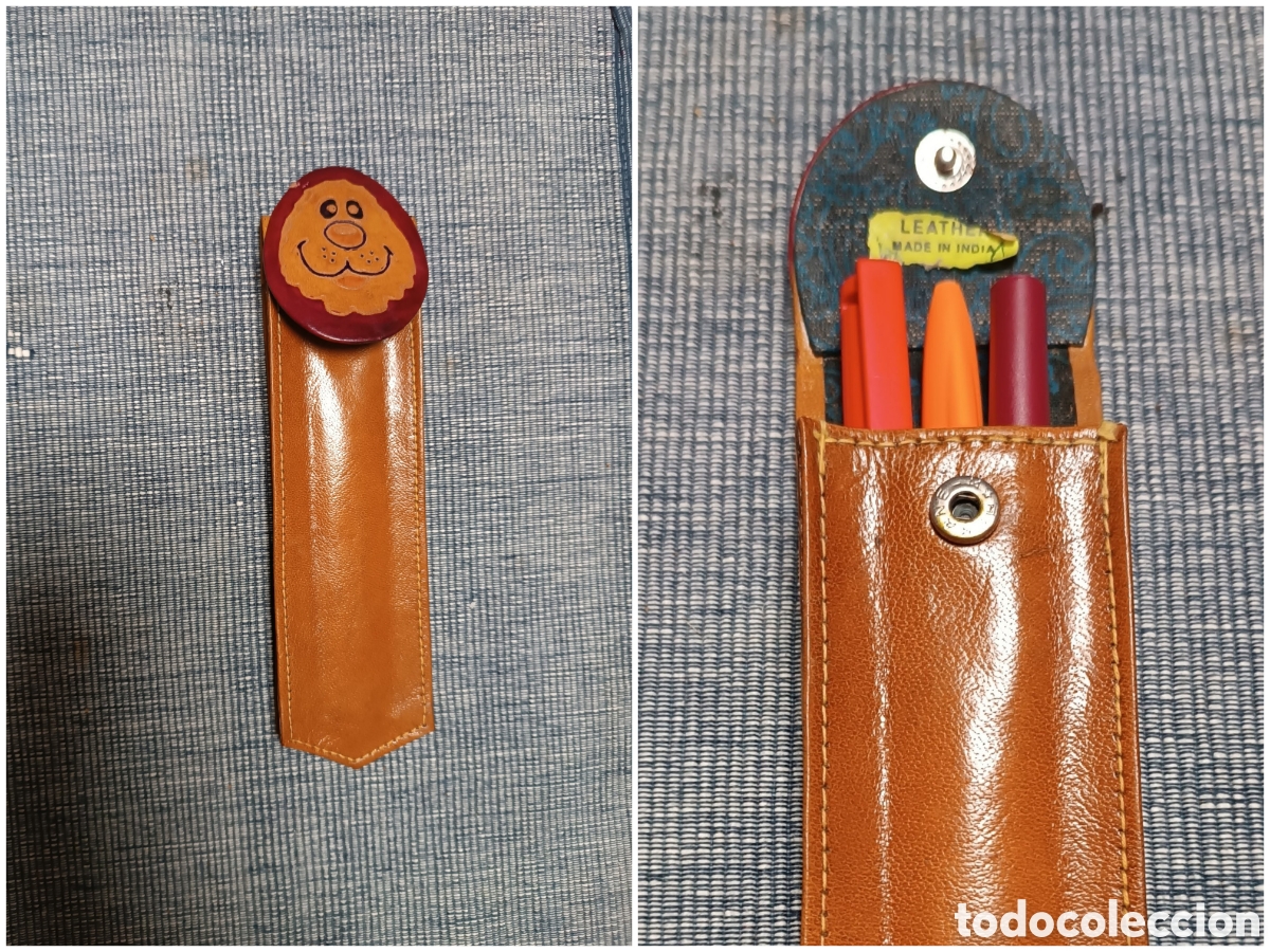 Segunda mano: Funda cuero para Bol&iacute;grafos. - Foto 1