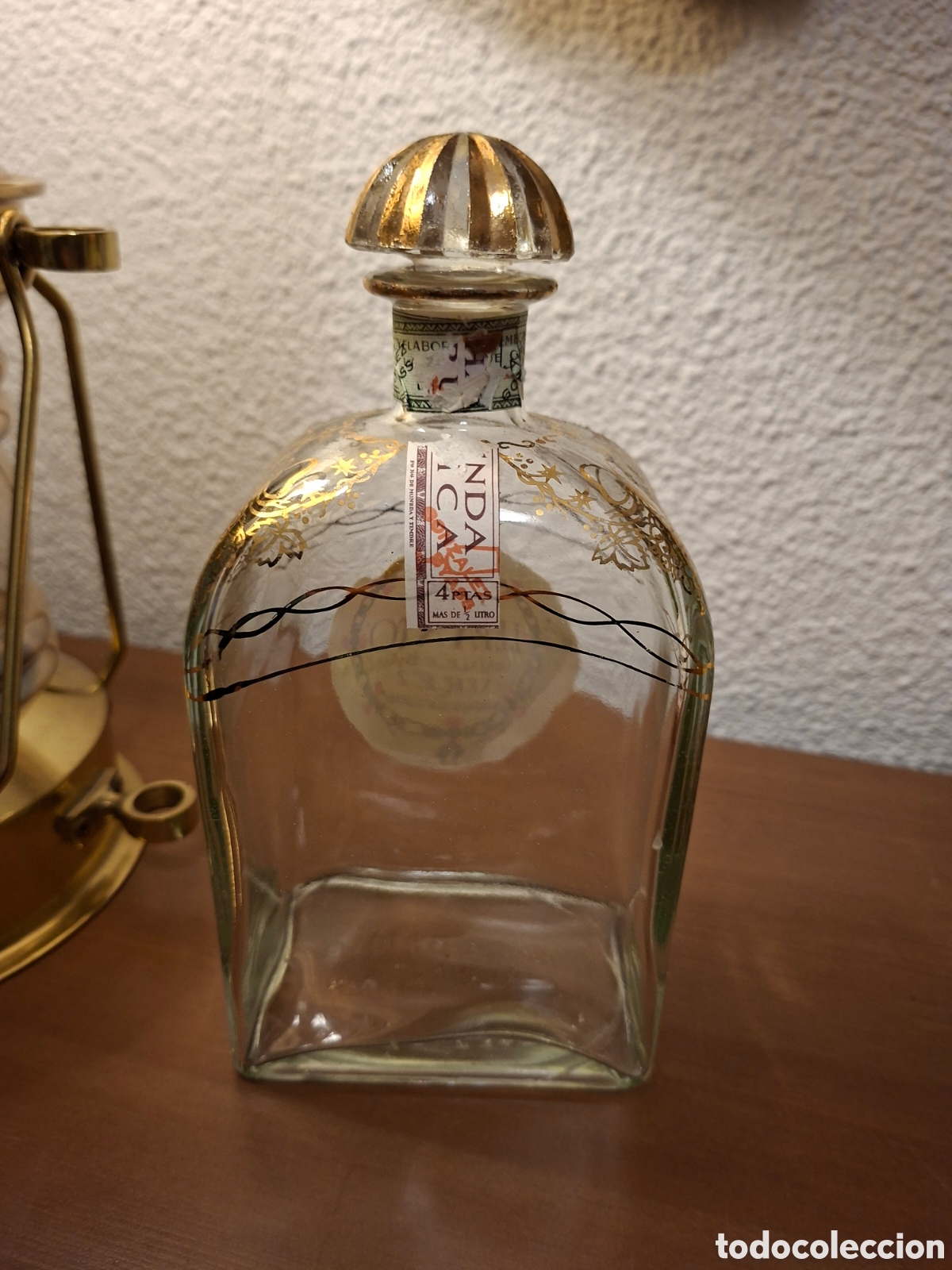 Segunda mano: Botella de cristal de Brandy - Foto 3