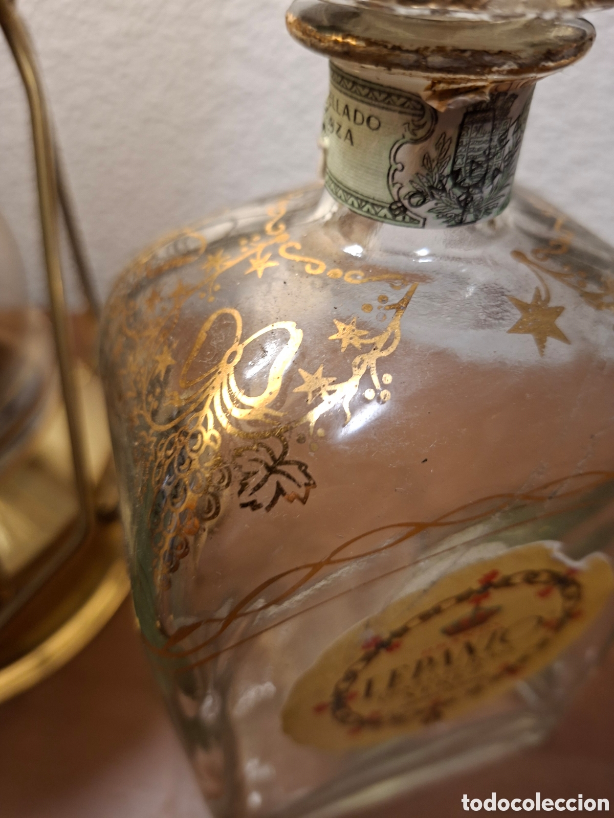 Segunda mano: Botella de cristal de Brandy - Foto 4