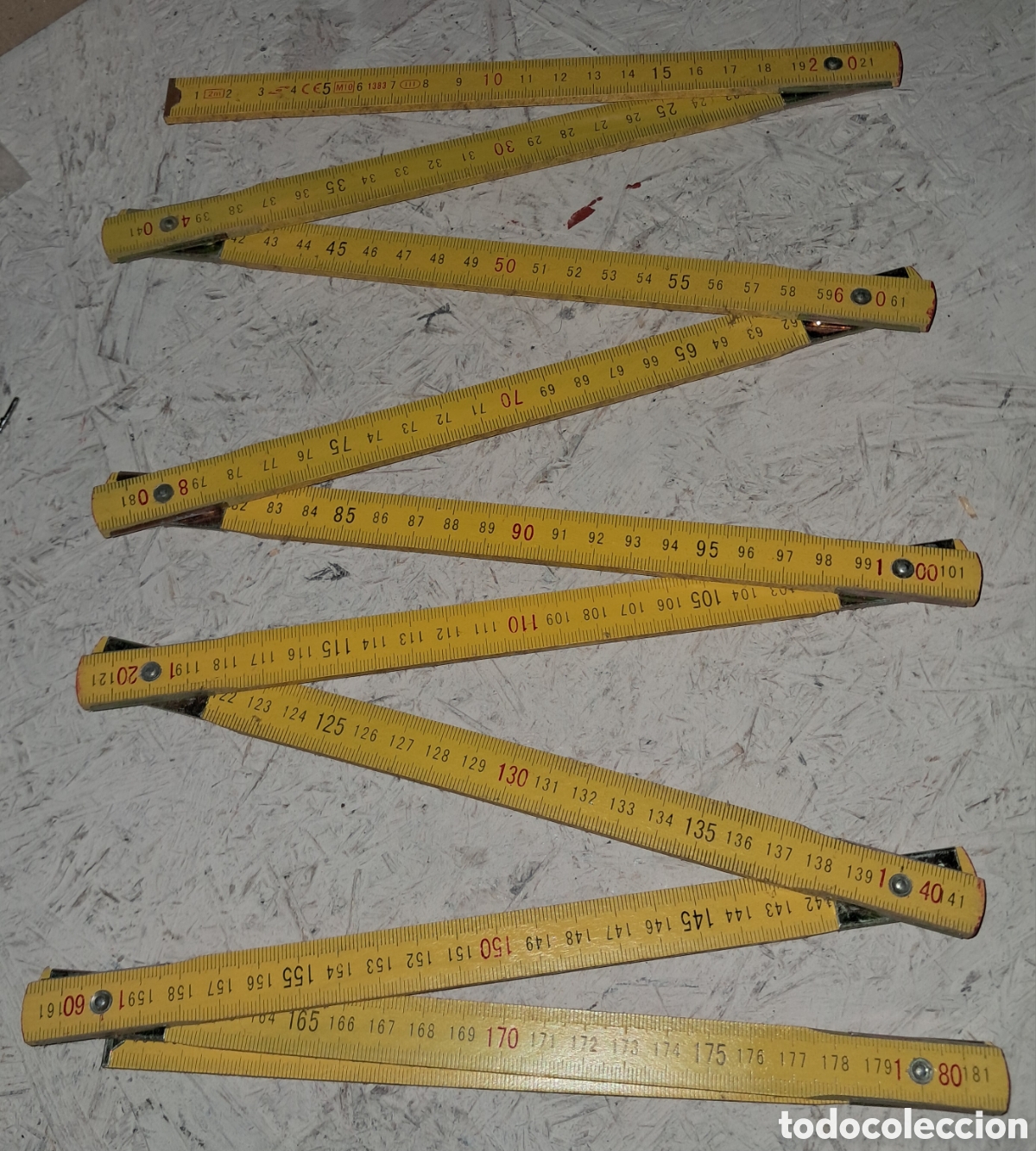 Segunda mano: METRO PLEGABLE DE MADERA DE 2 METROS. - Foto 4