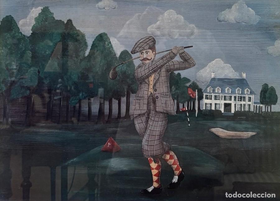 Segunda mano: Cuadro con L&aacute;mina Golf - Foto 2