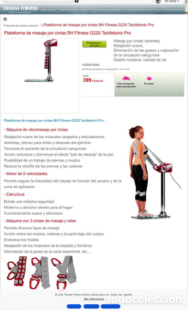 Segunda mano: M&aacute;quina de fitness BH - Foto 5
