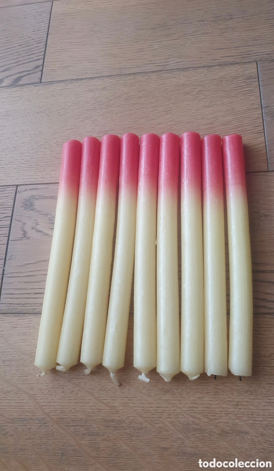 Segunda mano: Set de nueve velas dip dye - Foto 2