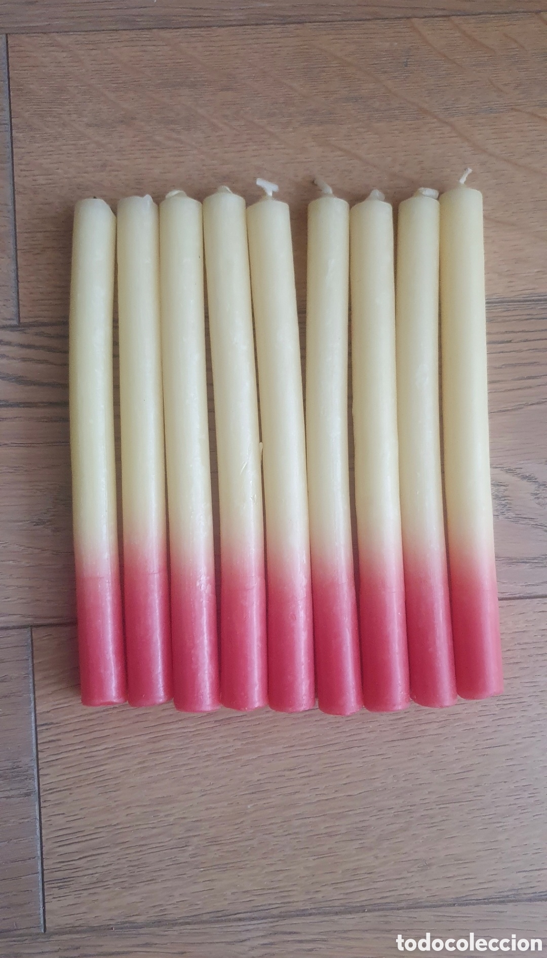 Segunda mano: Set de nueve velas dip dye - Foto 3