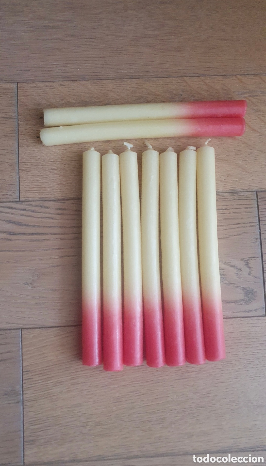 Segunda mano: Set de nueve velas dip dye - Foto 4