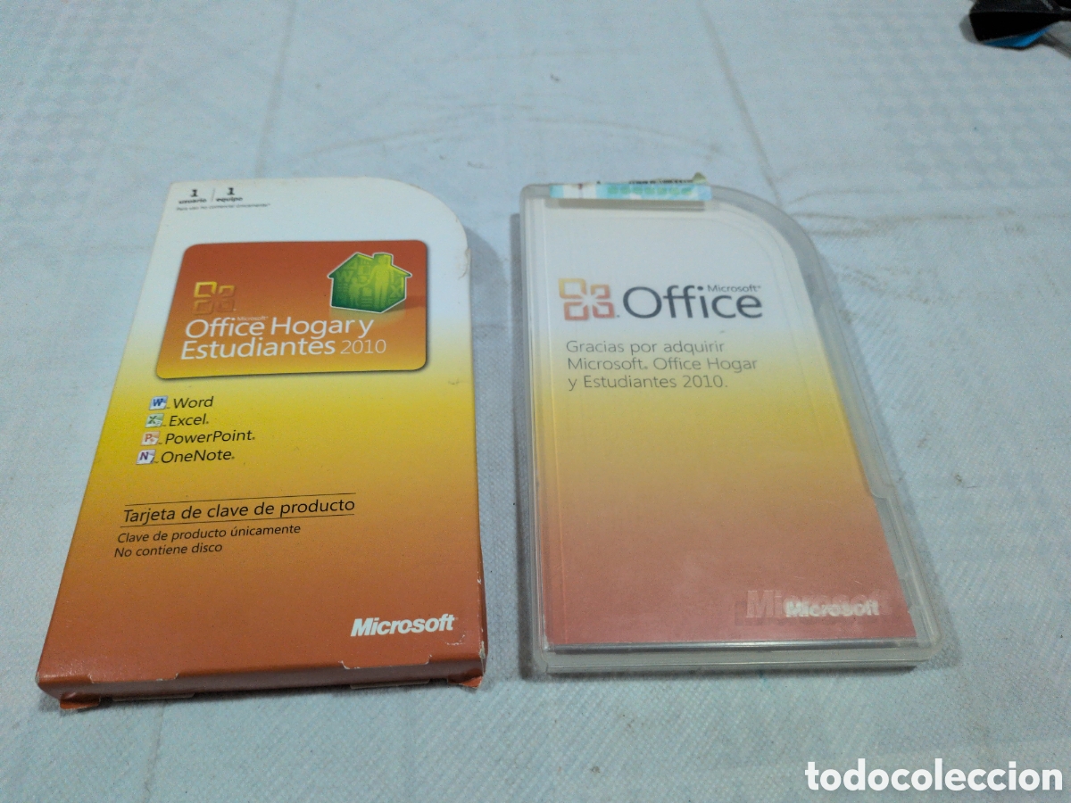 Segunda mano: Lote de 2 Microsoft Office Hogar y Estudiantes 2010 y McAffe 2012 - Foto 2
