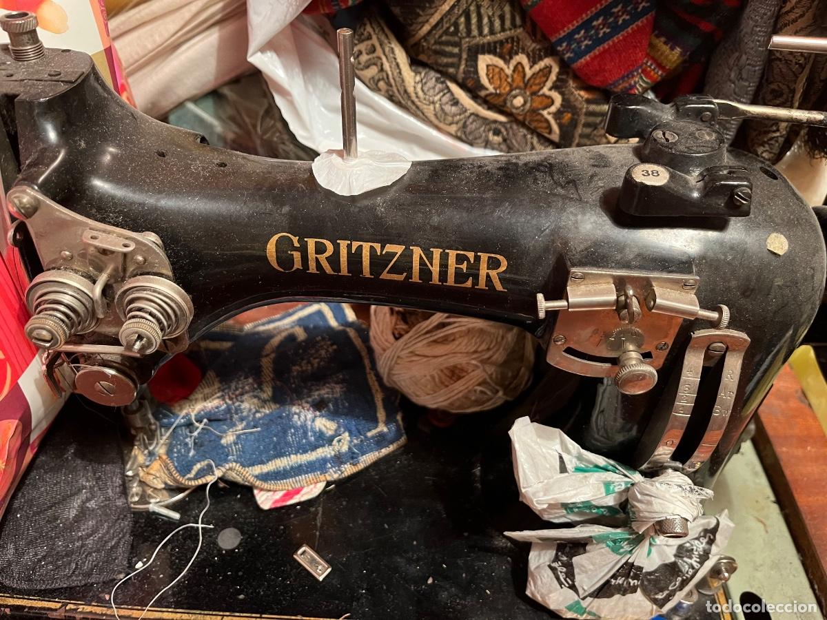 Segunda mano: M&aacute;quina de coser antigua GRITZNER - Foto 3