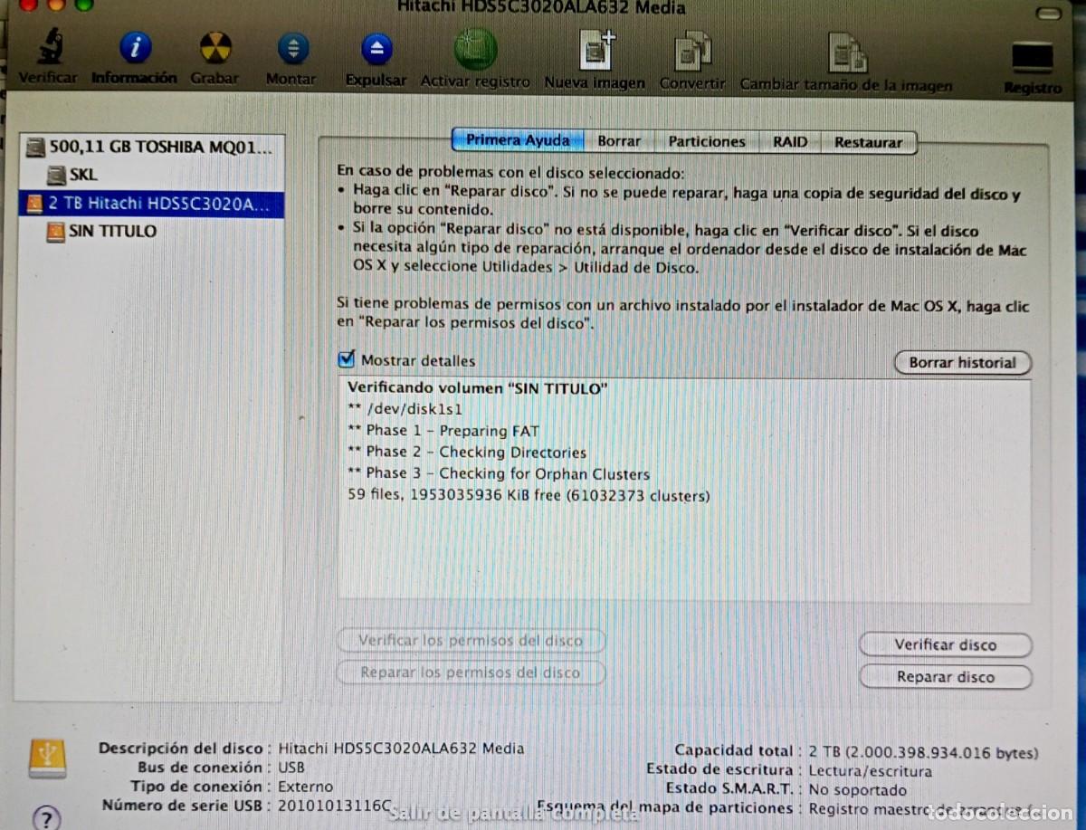 Segunda mano: Disco duro externo 3,5&rdquo; y 2 Tb - HDD - Intenso - Foto 4