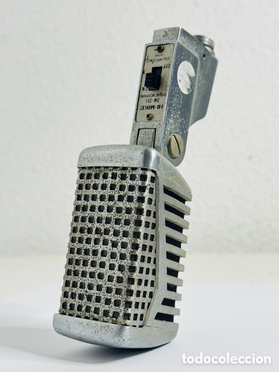 Segunda mano: Vintage 1960s Hi-Mike Chrome Dynamic Microphone Japan - Foto 2