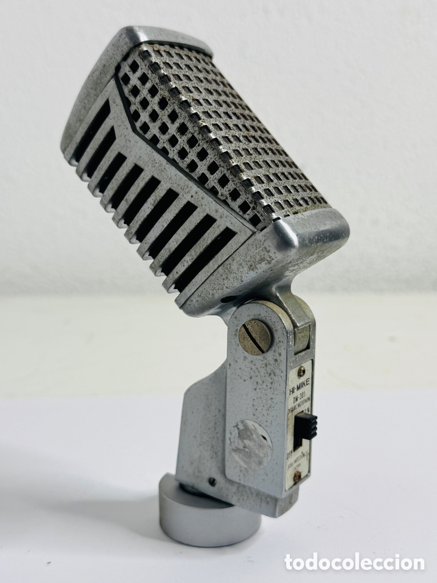 Segunda mano: Vintage 1960s Hi-Mike Chrome Dynamic Microphone Japan - Foto 3