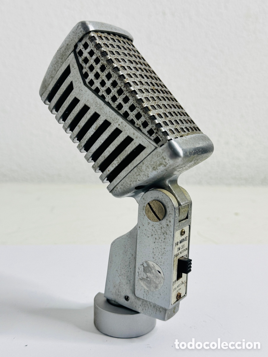 Segunda mano: Vintage 1960s Hi-Mike Chrome Dynamic Microphone Japan - Foto 4