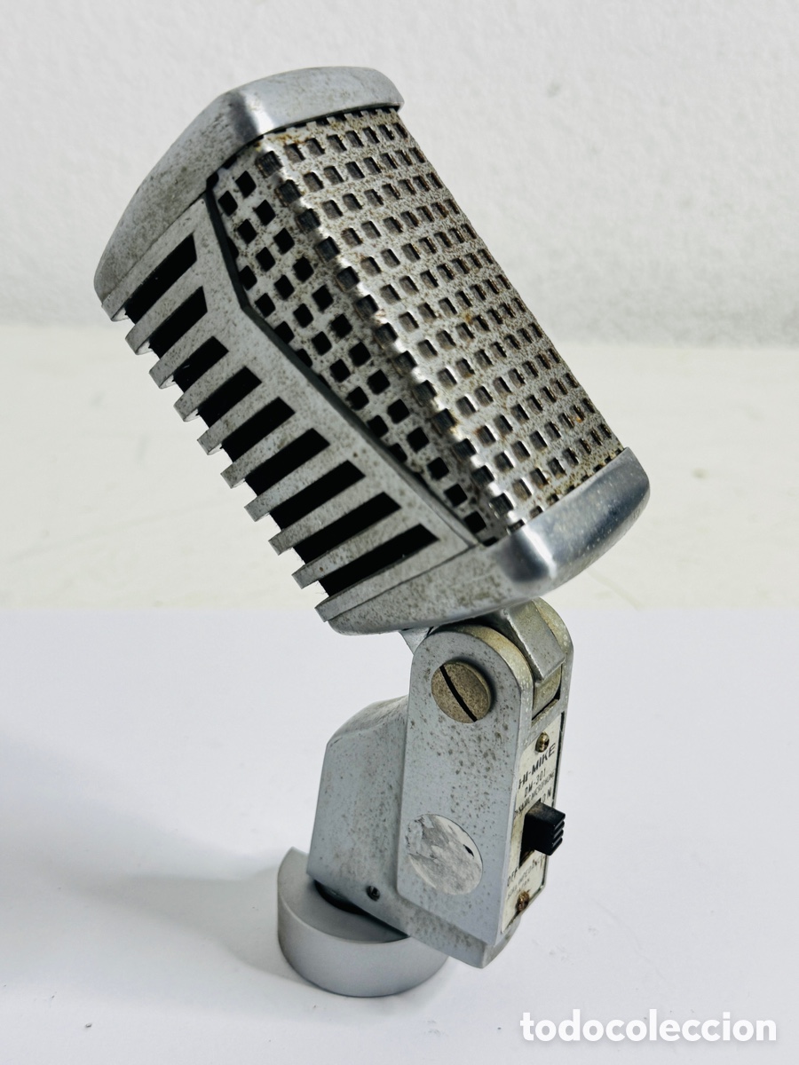 Segunda mano: Vintage 1960s Hi-Mike Chrome Dynamic Microphone Japan - Foto 5