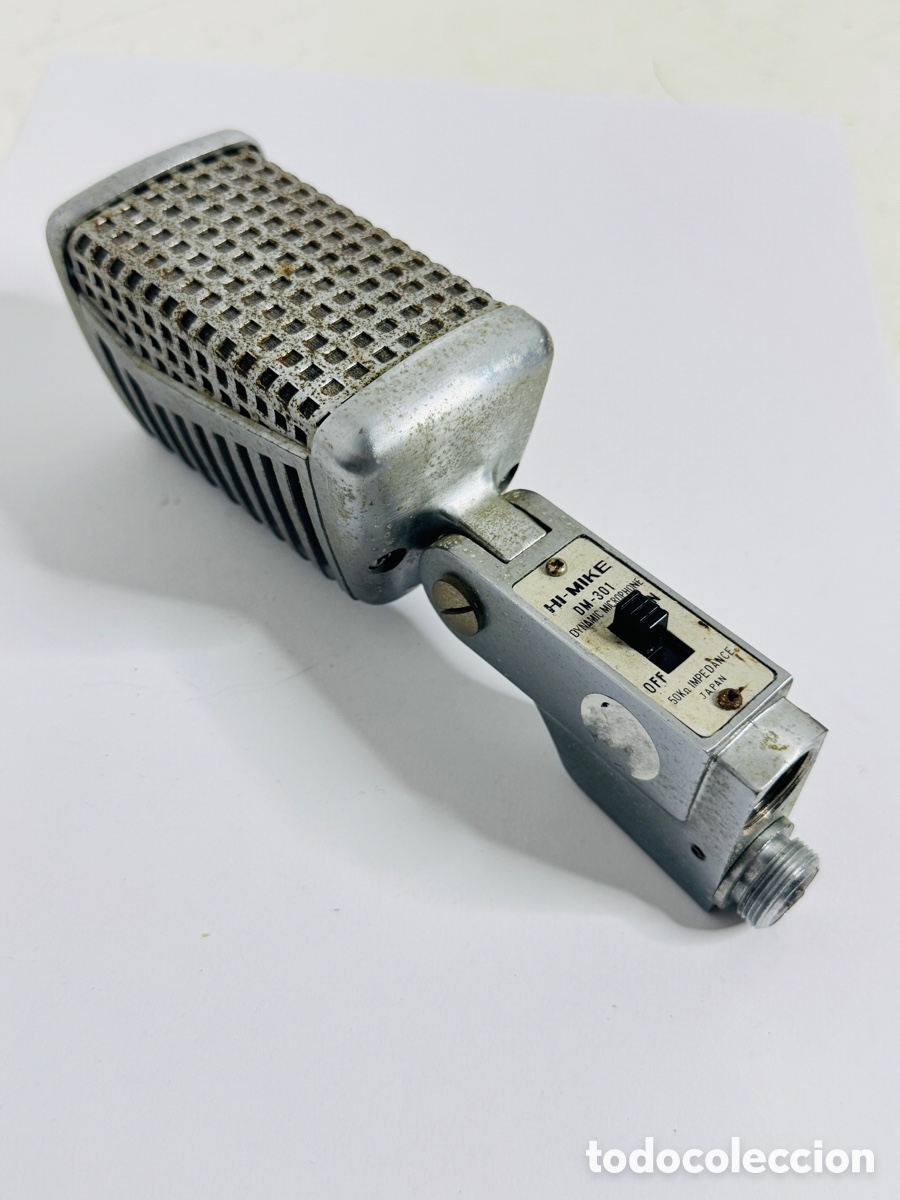 Segunda mano: Vintage 1960s Hi-Mike Chrome Dynamic Microphone Japan - Foto 1