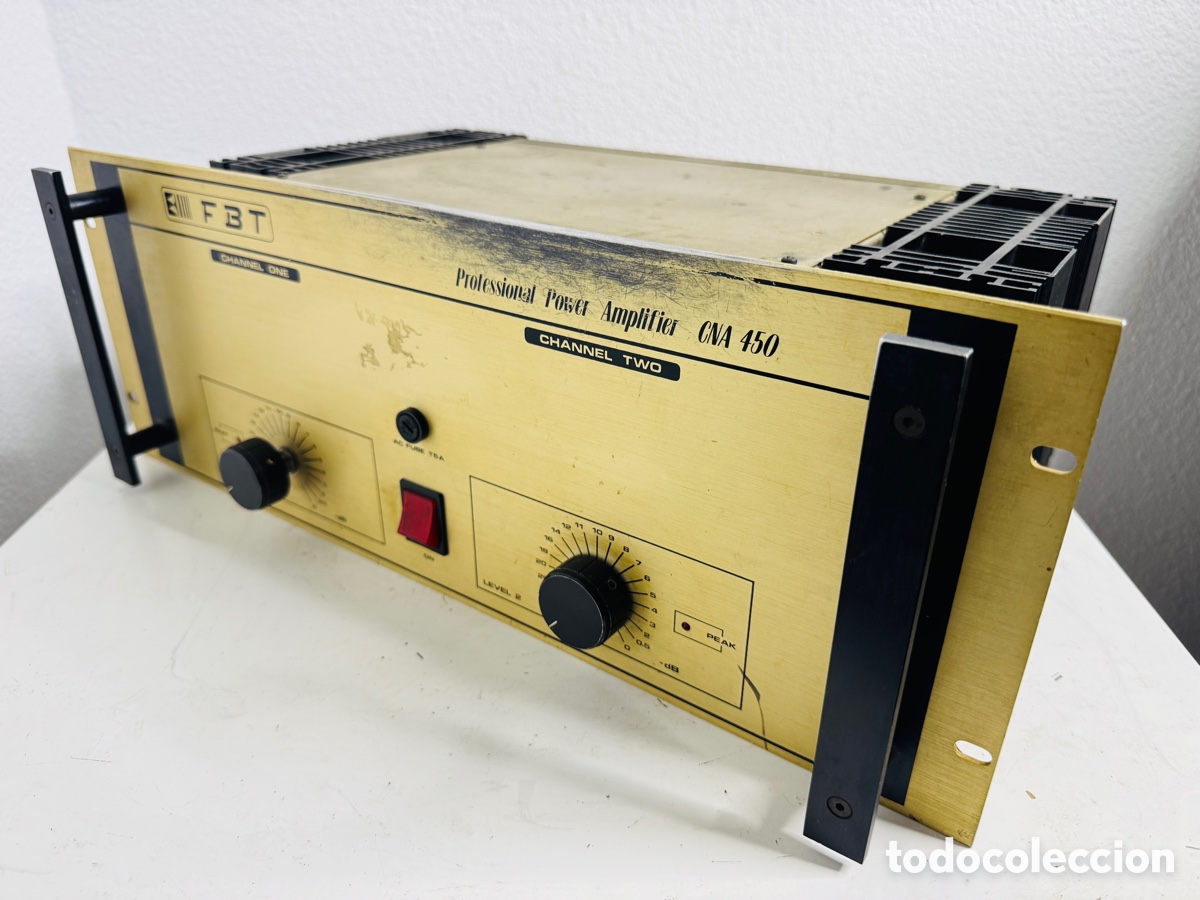 Segunda mano: FBT CNA 450 Professional Power Amplifier Untested - Foto 9