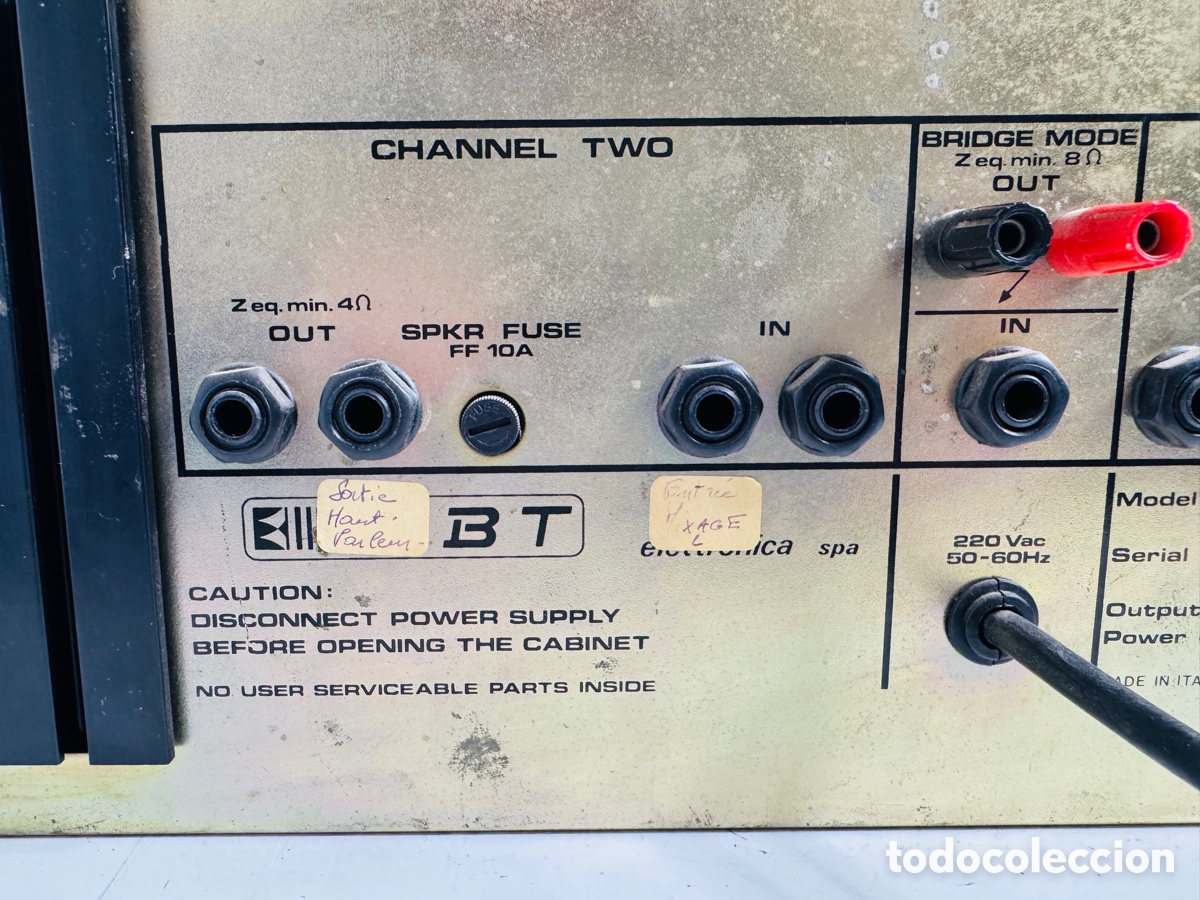 Segunda mano: FBT CNA 450 Professional Power Amplifier Untested - Foto 13