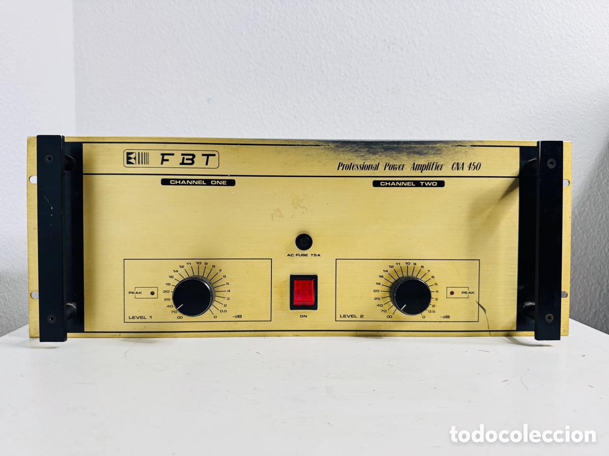 Segunda mano: FBT CNA 450 Professional Power Amplifier Untested - Foto 1