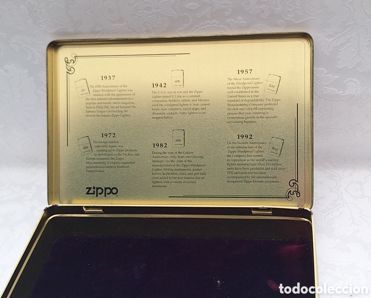 Segunda mano: Caja zippo aniversario series - Foto 5