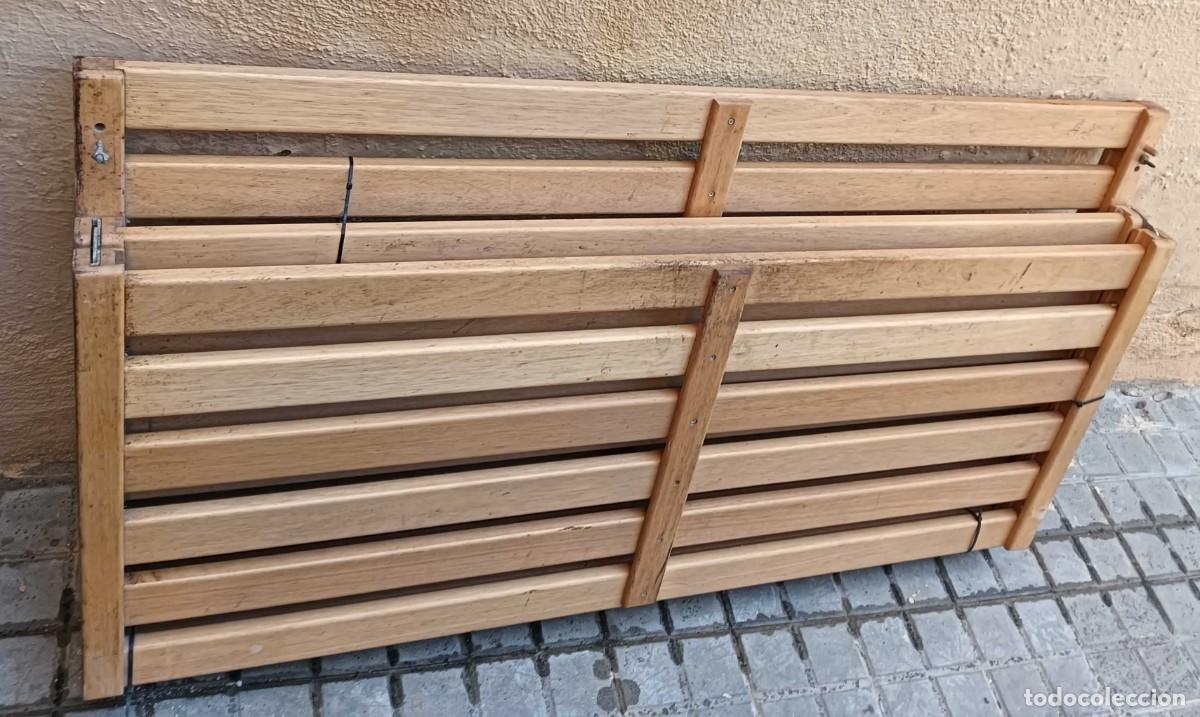 Segunda mano: Somier de lamas plegable de madera &mdash; Base para sof&aacute; cama - Foto 2