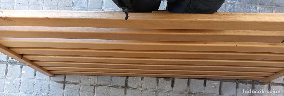 Segunda mano: Somier de lamas plegable de madera &mdash; Base para sof&aacute; cama - Foto 3