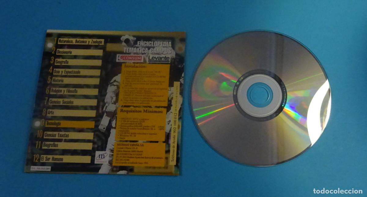 Segunda mano: CD ENCICLOPEDIA TEM&Aacute;TICA CAMPUS. 9 - TECNOLOG&Iacute;A - Foto 2