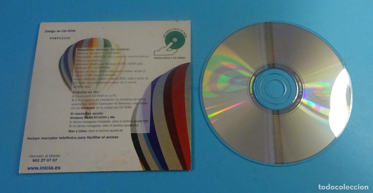 Segunda mano: CD ACCESO A INTERNET GRATUITO O PREMIUM DE INICIA - Foto 2