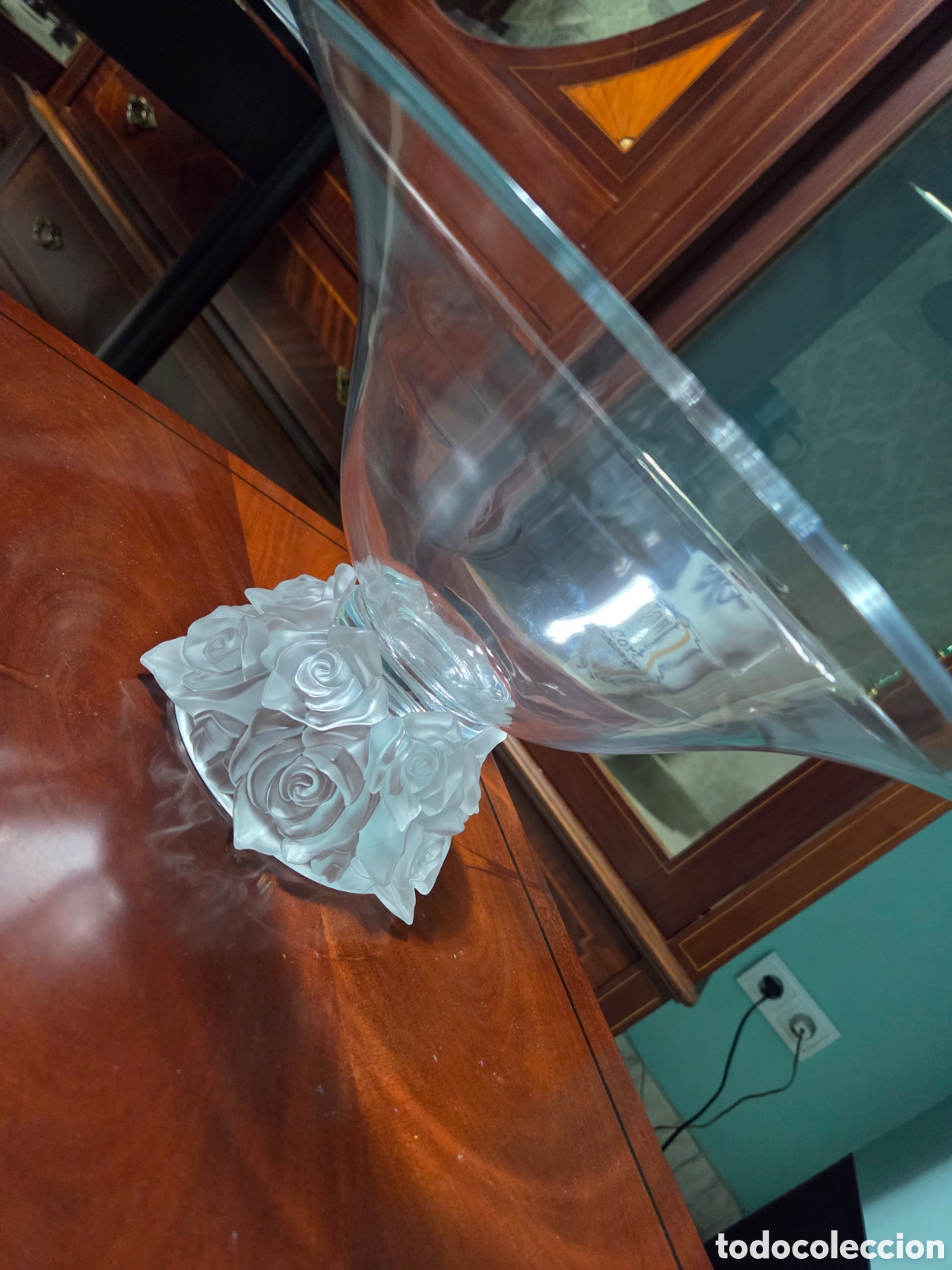 Segunda mano: Centro de Cristal de Bohemia. - Foto 2