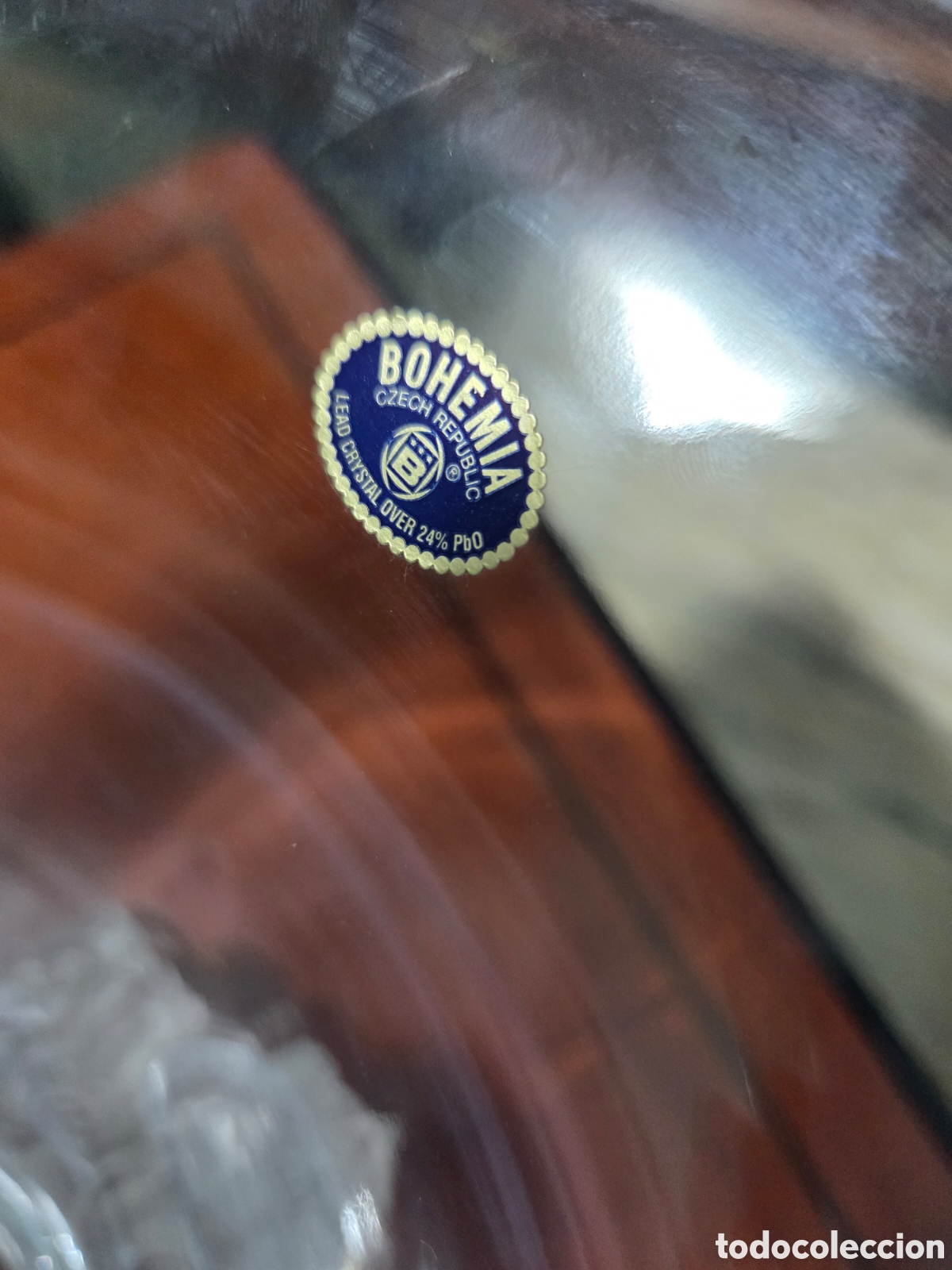 Segunda mano: Centro de Cristal de Bohemia. - Foto 4