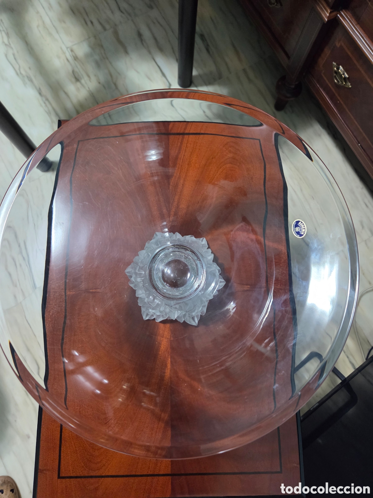 Segunda mano: Centro de Cristal de Bohemia. - Foto 5