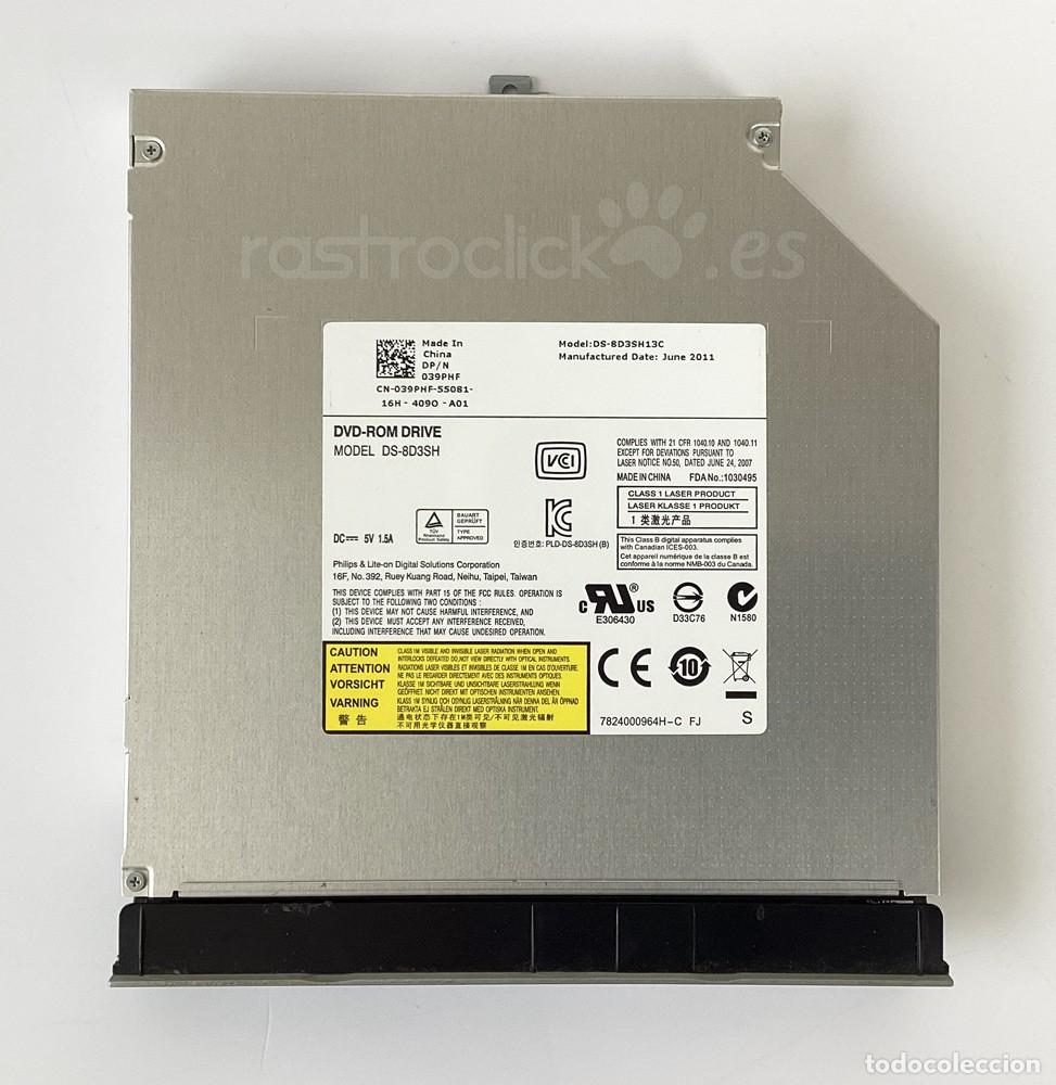 Segunda mano: DVD-ROM Drive interno para port&aacute;til DS-8D3SH - Foto 2