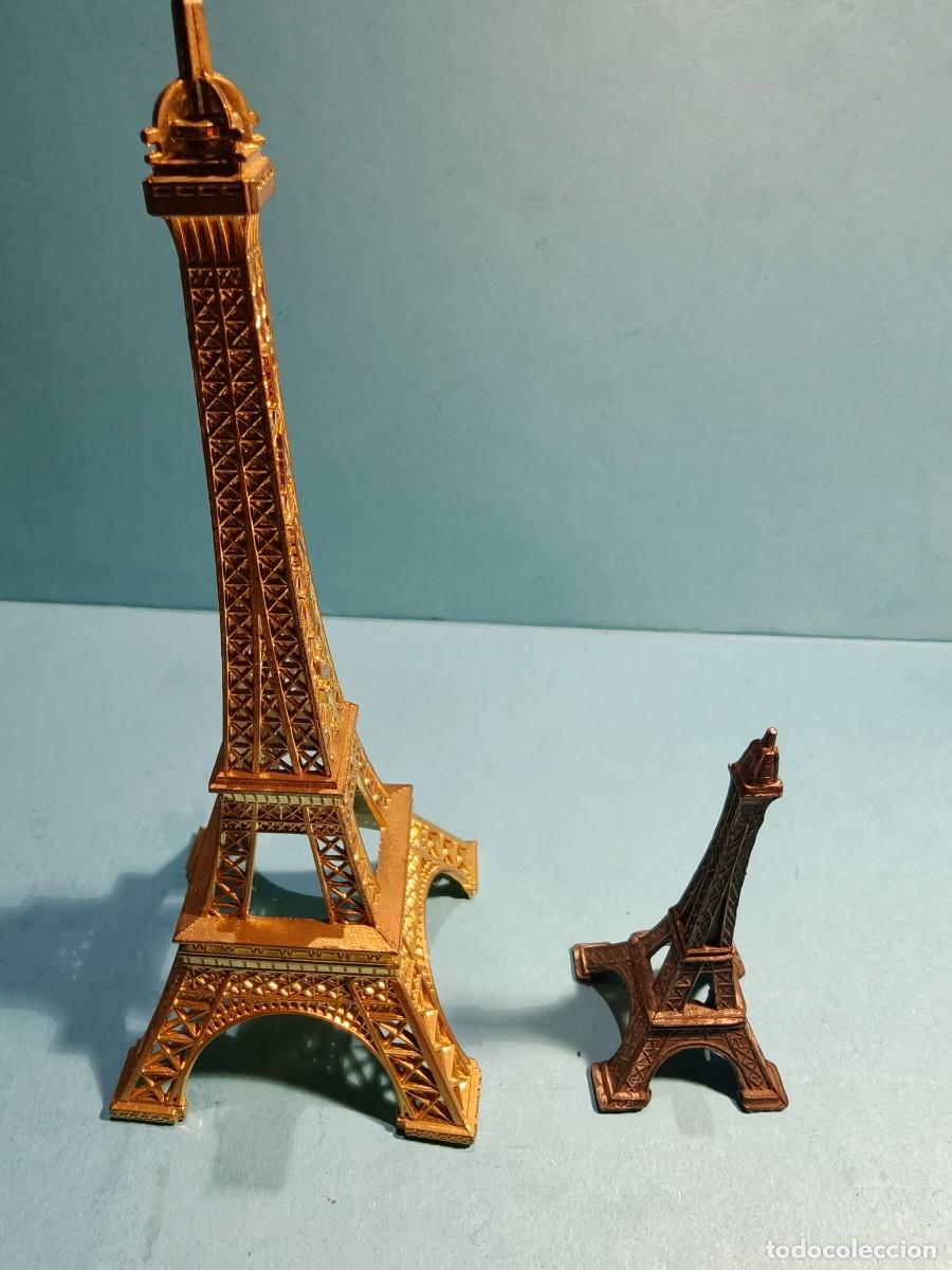 Segunda mano: Dos torre EIFFIEL,una de 9cm y una de 18cm - Foto 1