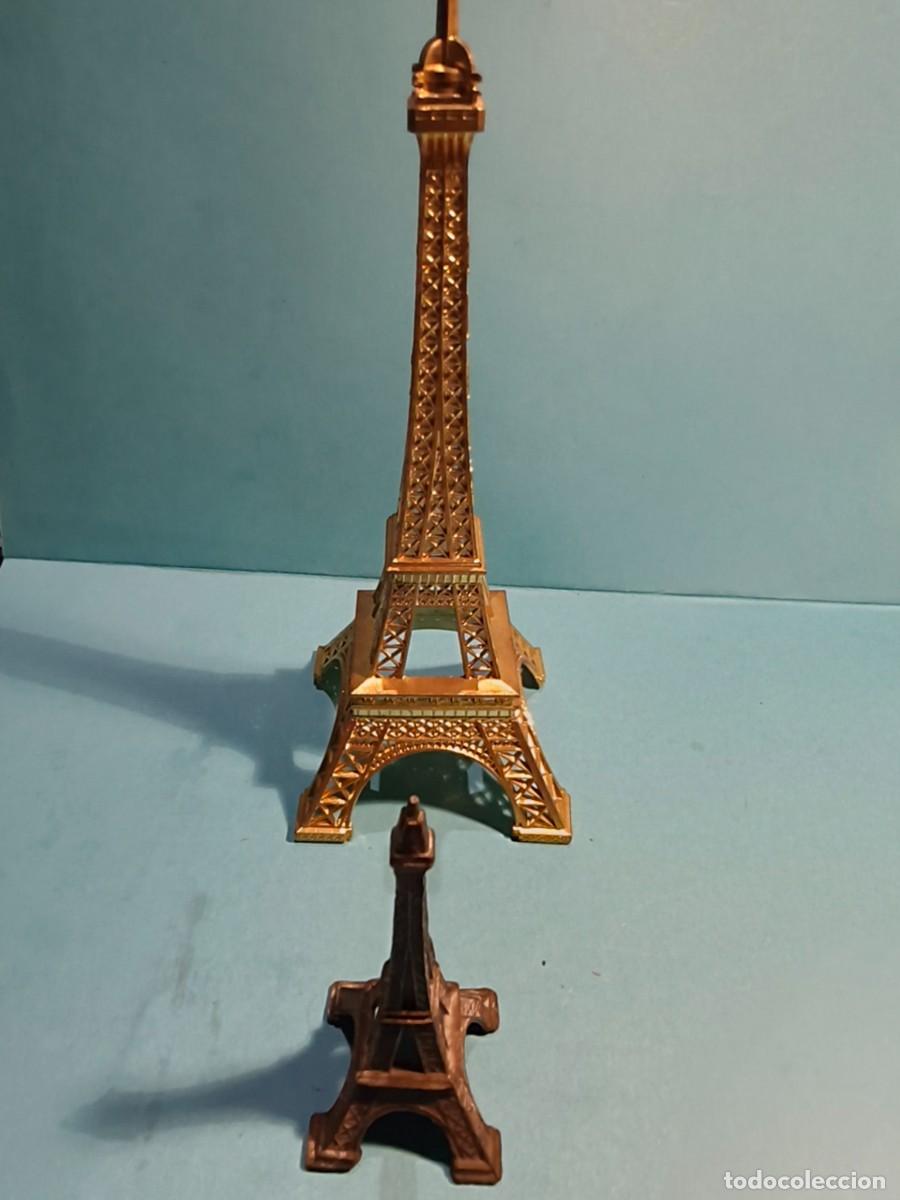 Segunda mano: Dos torre EIFFIEL,una de 9cm y una de 18cm - Foto 2