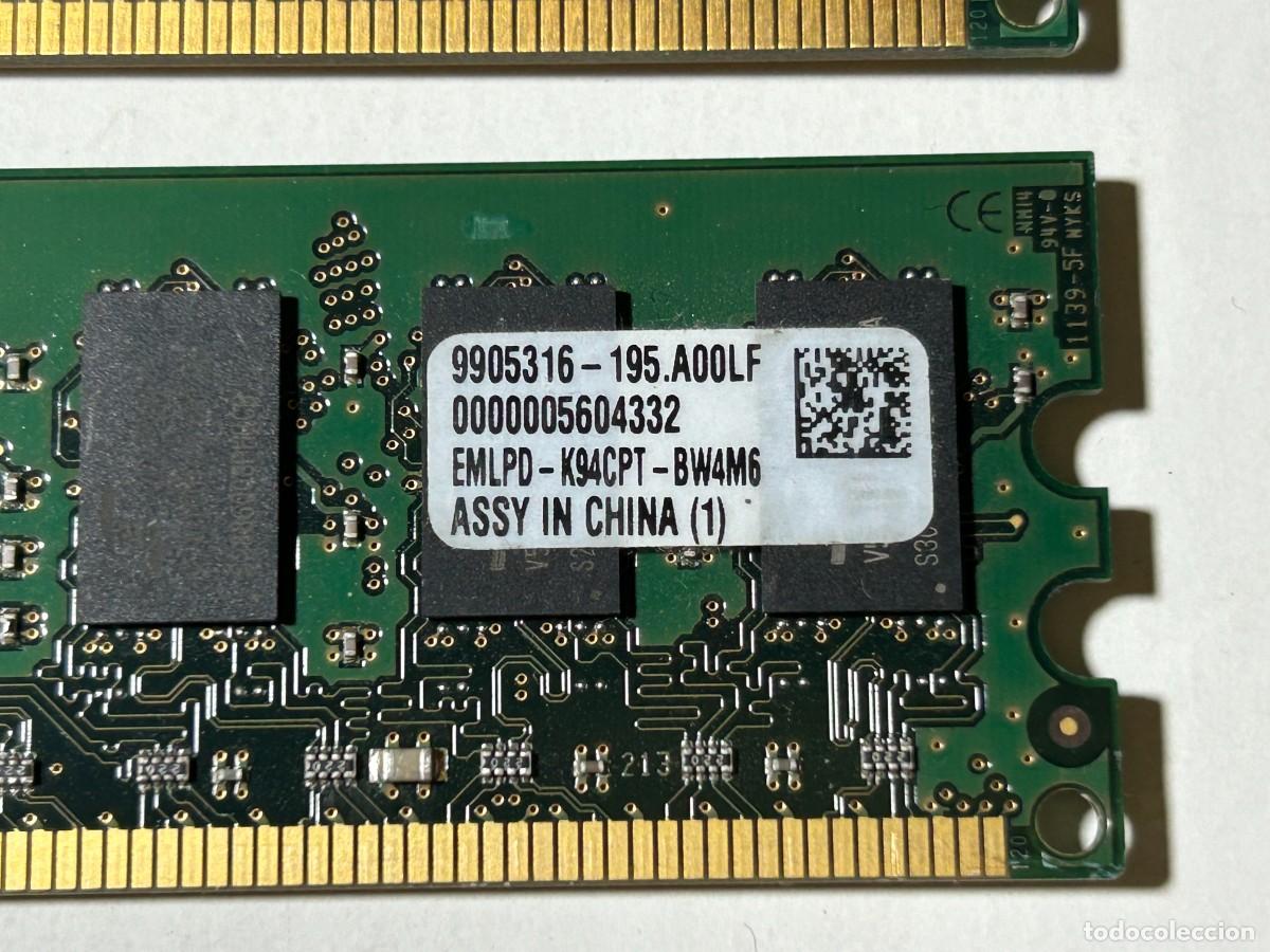 Segunda mano: DELL 2 m&oacute;dulos 2GB DDR2 800 MHz - Foto 3