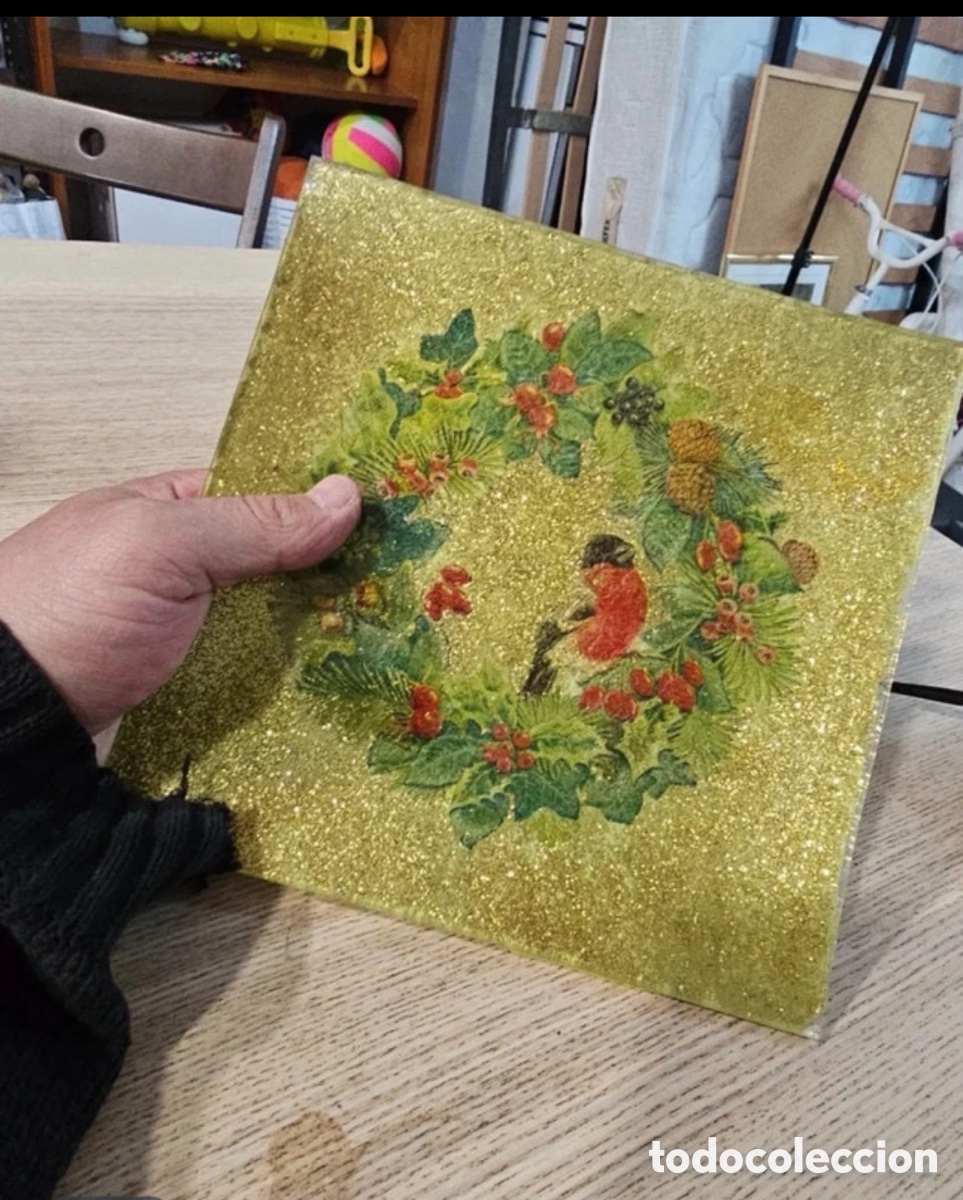 Segunda mano: Antigua bandeja decorativa - Foto 2