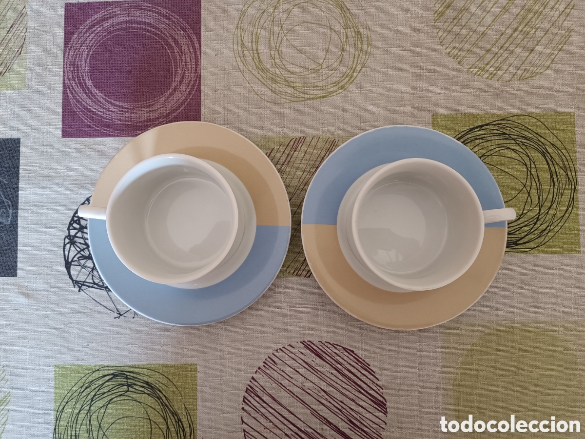 Segunda mano: Tazas de desayuno con sus respectivos platos - Foto 2
