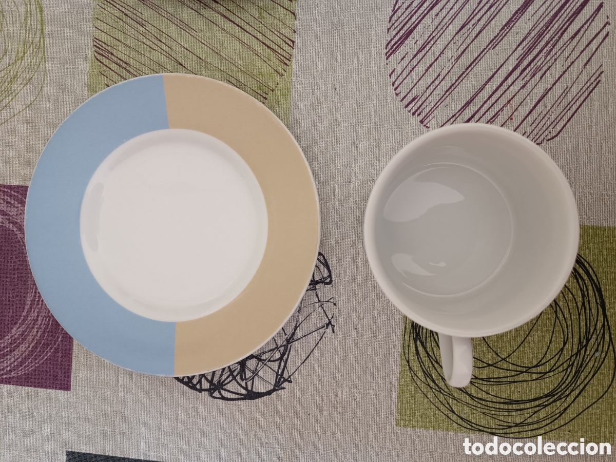 Segunda mano: Tazas de desayuno con sus respectivos platos - Foto 3