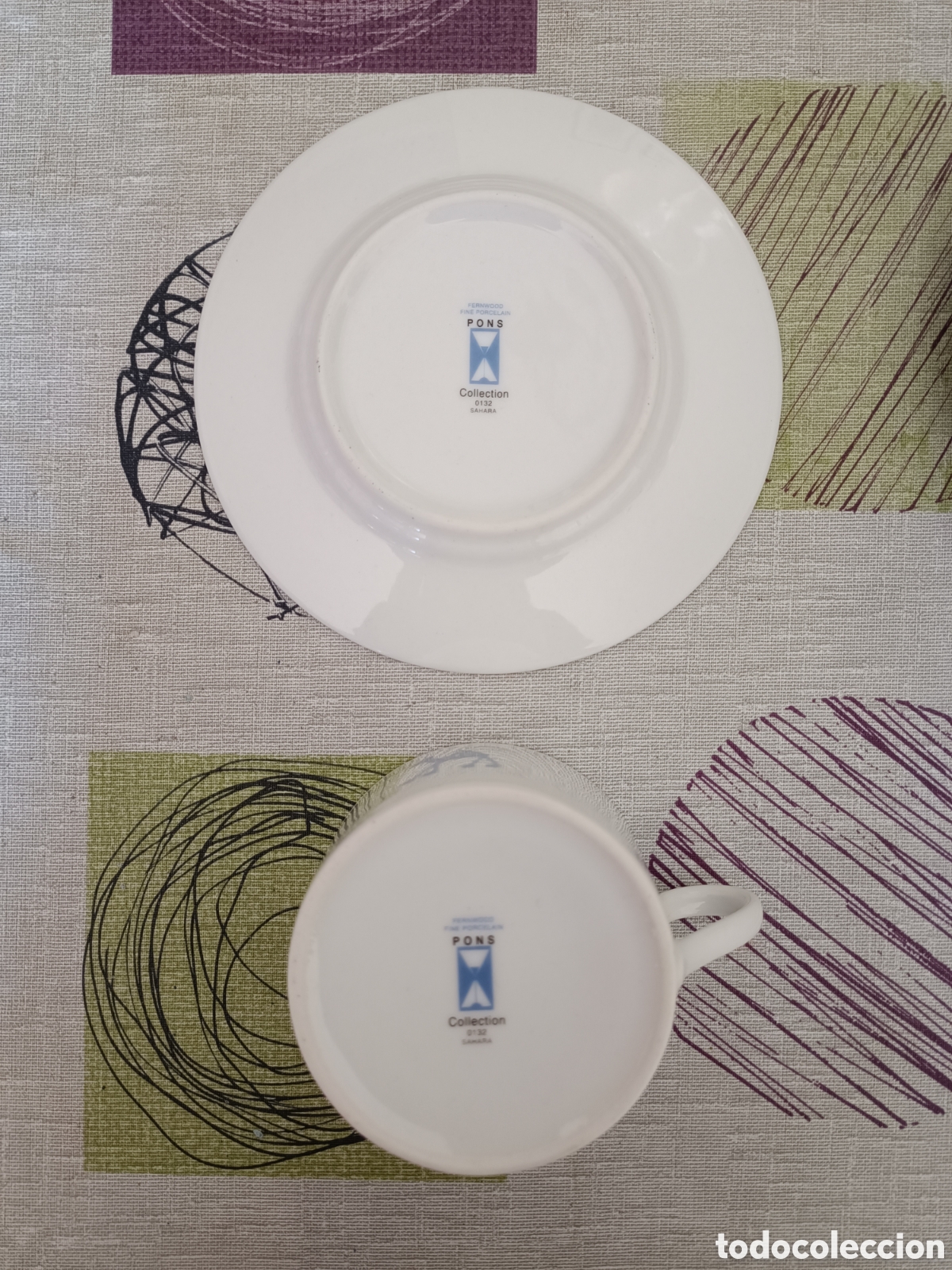 Segunda mano: Tazas de desayuno con sus respectivos platos - Foto 4