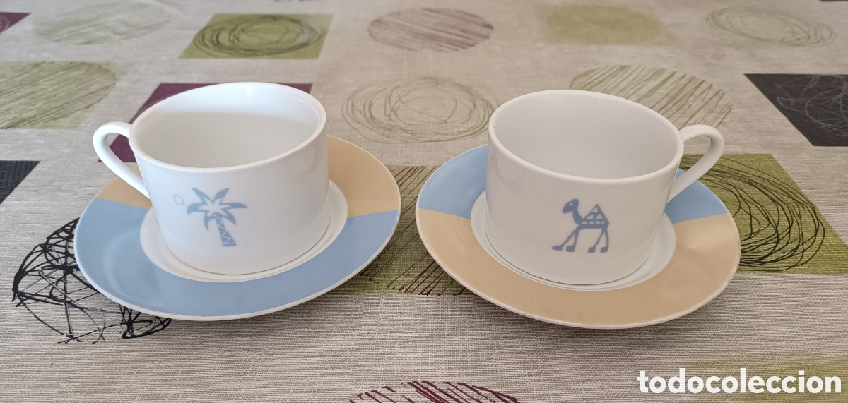 Segunda mano: Tazas de desayuno con sus respectivos platos - Foto 1