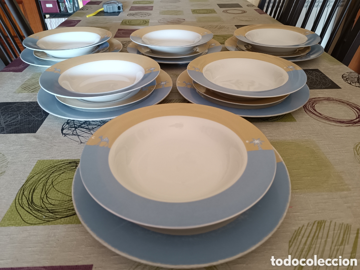 Segunda mano: Juego de porcelana de 18 piezas - Foto 1